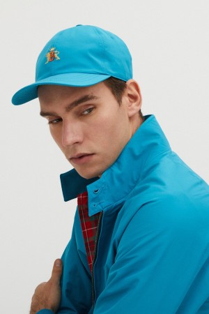 Chapeaux Baracuta Baseball Turquoise Foncé | RQZMAK-749