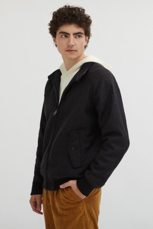 Vestes Baracuta G9 Blend Laine Bleu Marine | BSJNZP-870