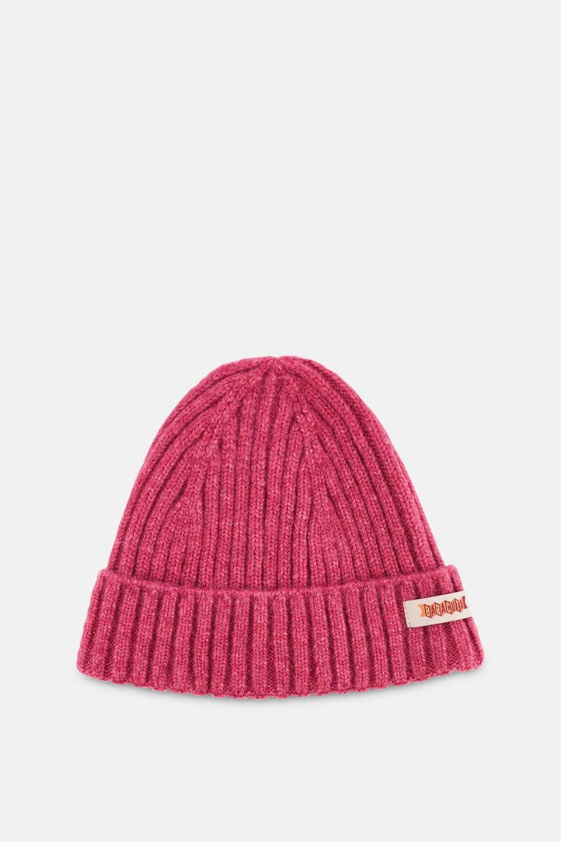 Bonnet Baracuta Laine Rose Foncé | BYAUEP-253