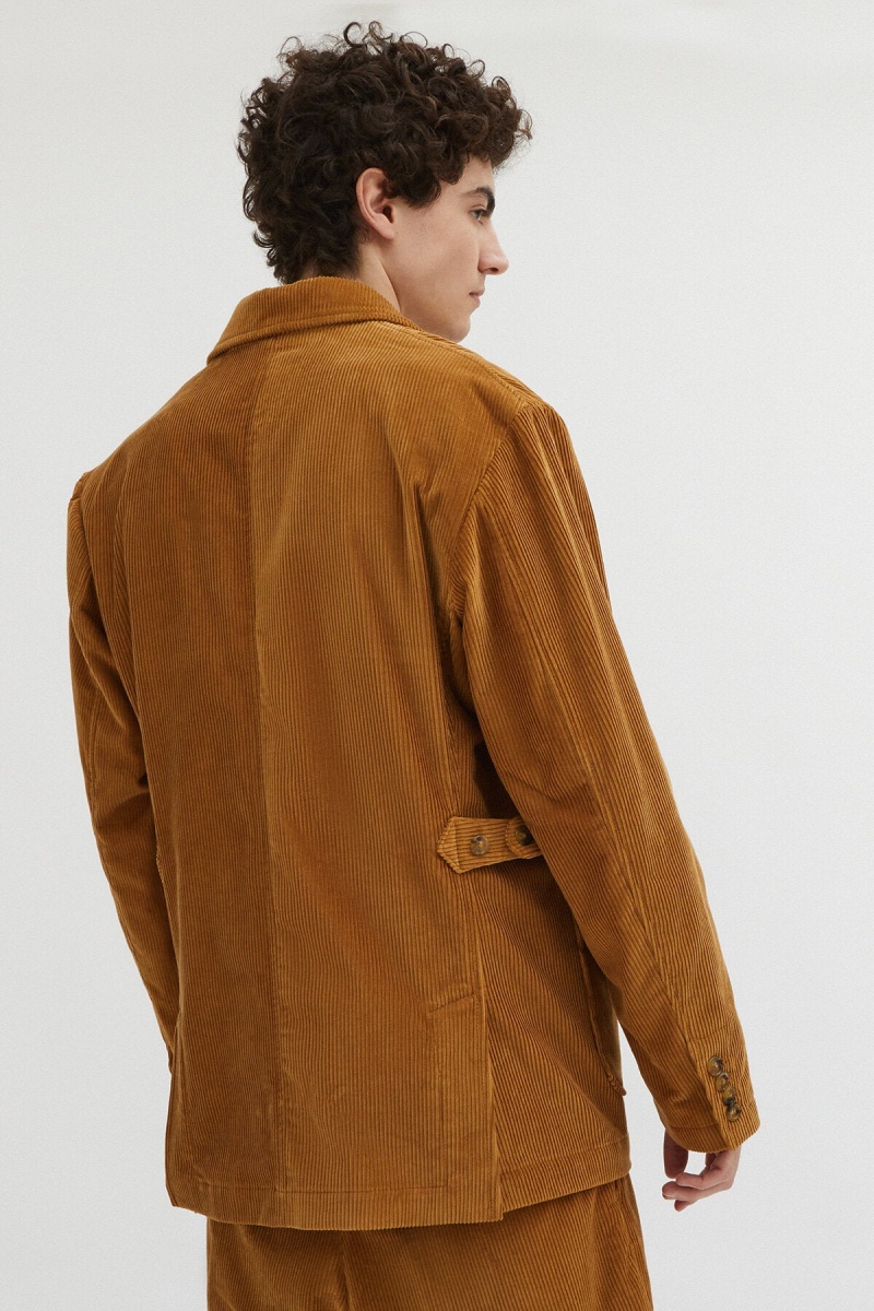 Manteaux Baracuta Corduroy Blazer Marron | TULWAY-702
