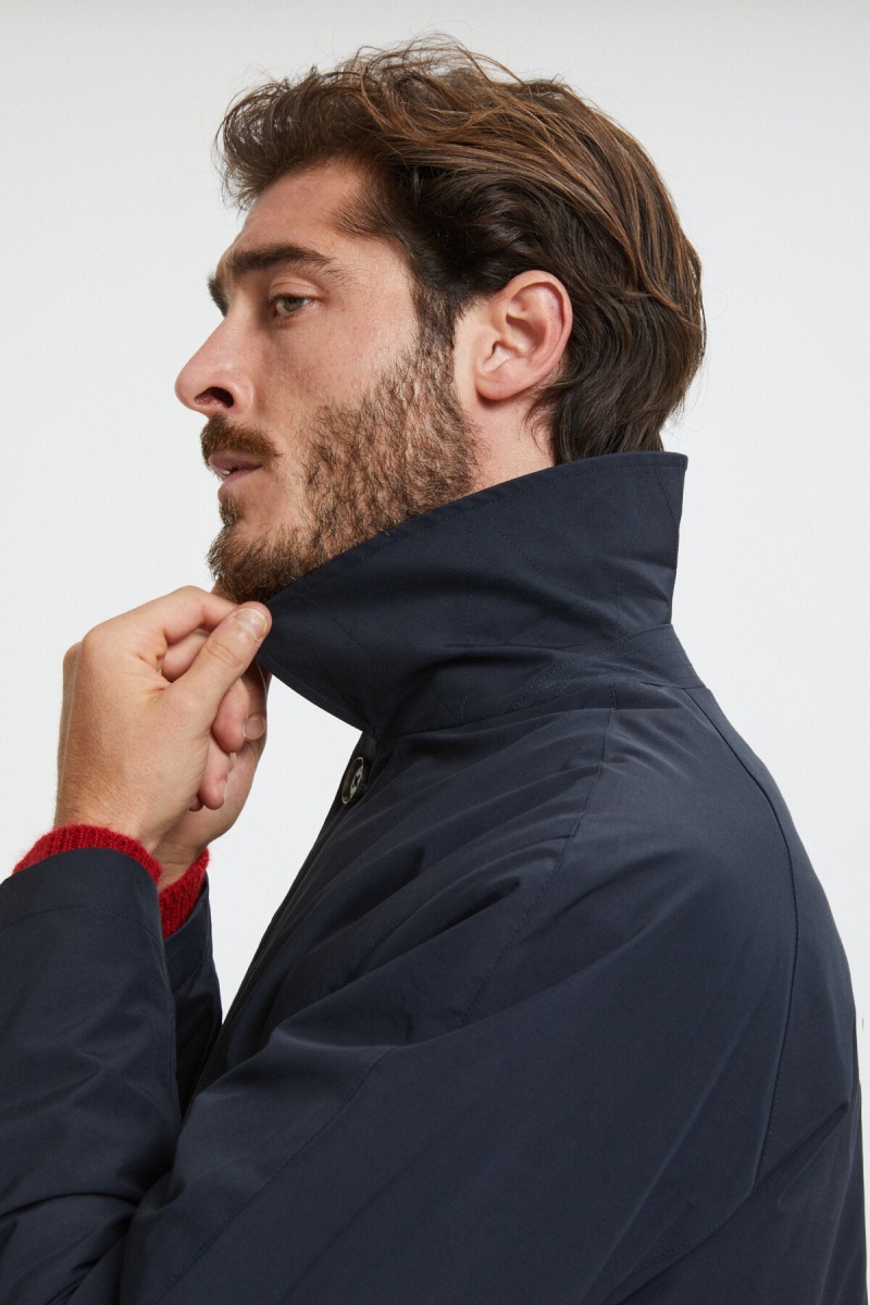 Manteaux Baracuta G10 Detachable Slim Bleu Marine | QAUCTE-308