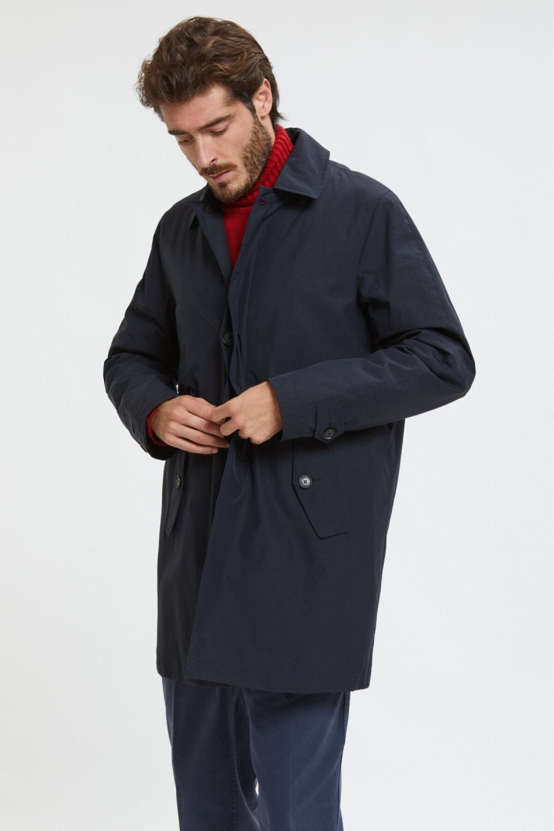 Manteaux Baracuta G10 Detachable Slim Bleu Marine | QAUCTE-308