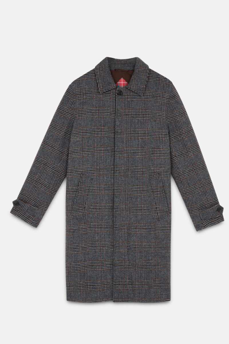Manteaux Baracuta Laine Paul Grise | UQTHLZ-467