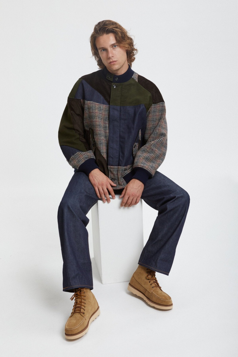 Vestes Baracuta Four Climes Patchwork Derby Multicolore | MTXKHN-859