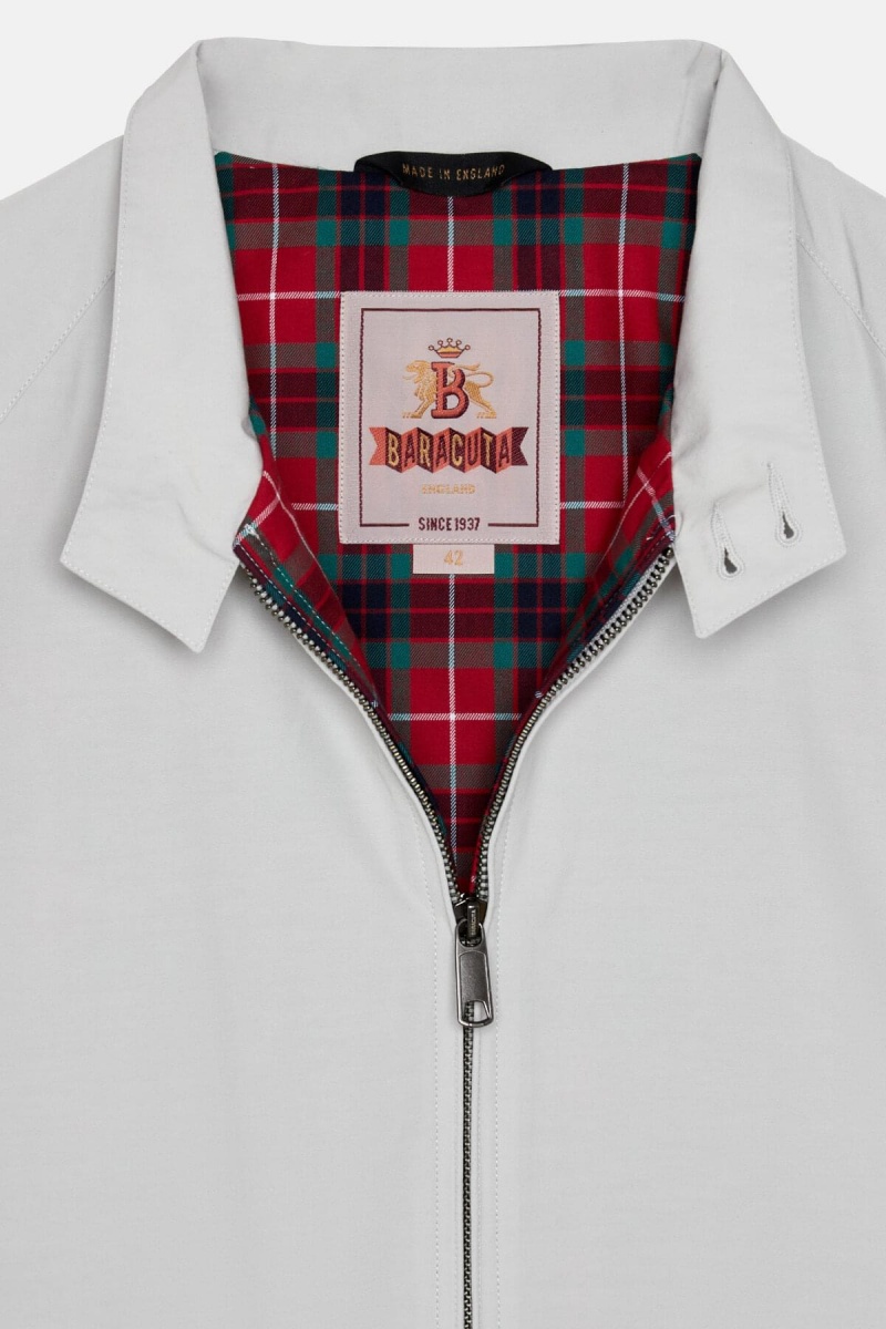 Vestes Baracuta G4 Cloth Blanche | YMWTBU-307