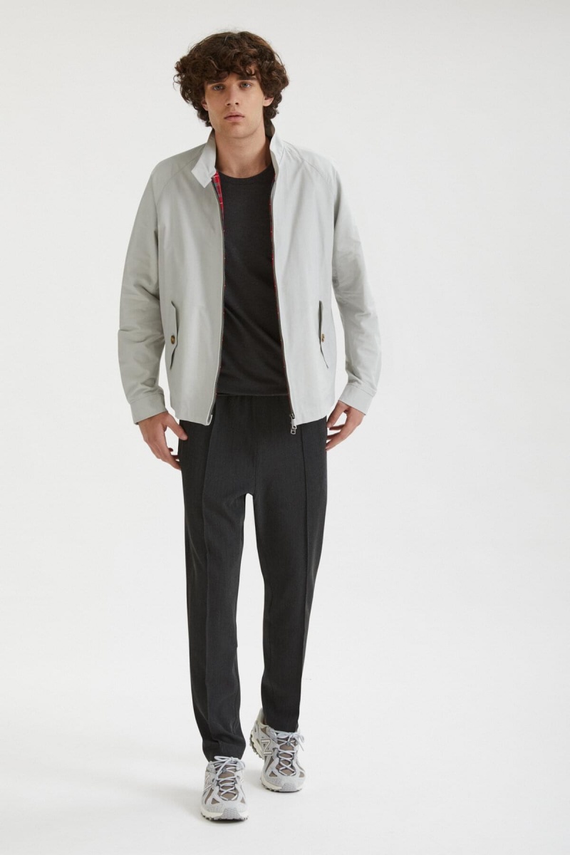 Vestes Baracuta G4 Cloth Blanche | YMWTBU-307