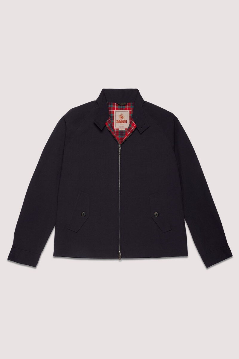 Vestes Baracuta G4 Cloth Bleu Marine | PTIKWF-462