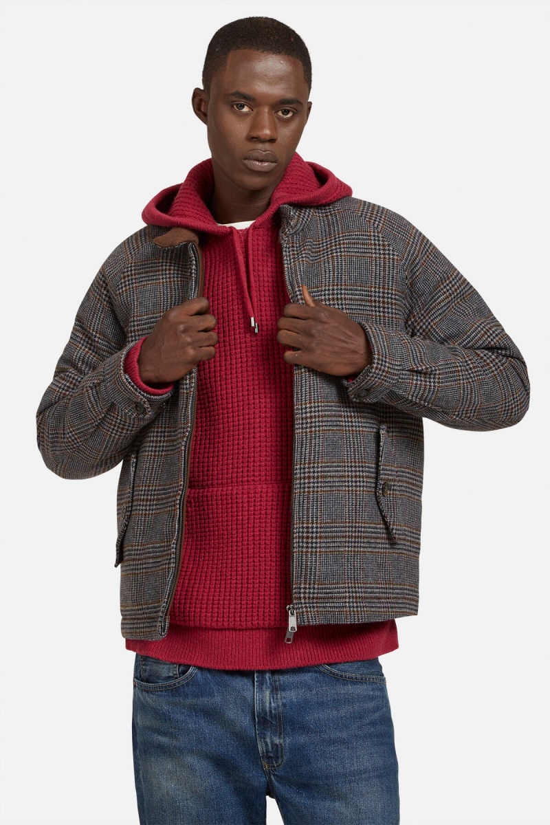 Vestes Baracuta G4 Laine Grise | EZOJRW-014