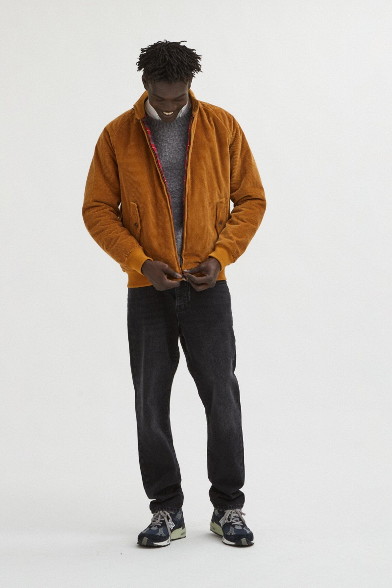 Vestes Baracuta G9 Corduroy Marron | LFPDZQ-051