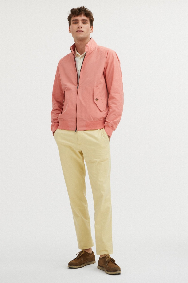 Vestes Baracuta G9 Harrington Corail Rose | CASRTP-596