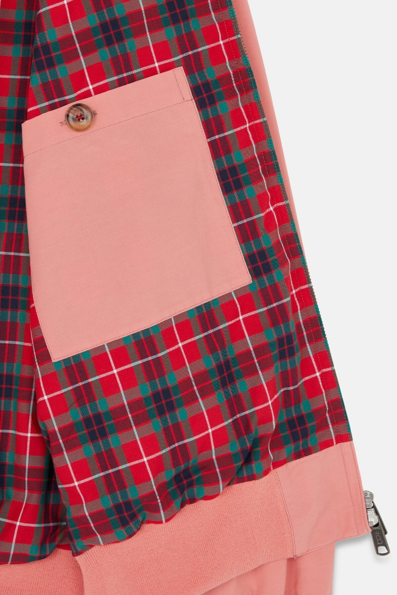 Vestes Baracuta G9 Harrington Corail Rose | CASRTP-596