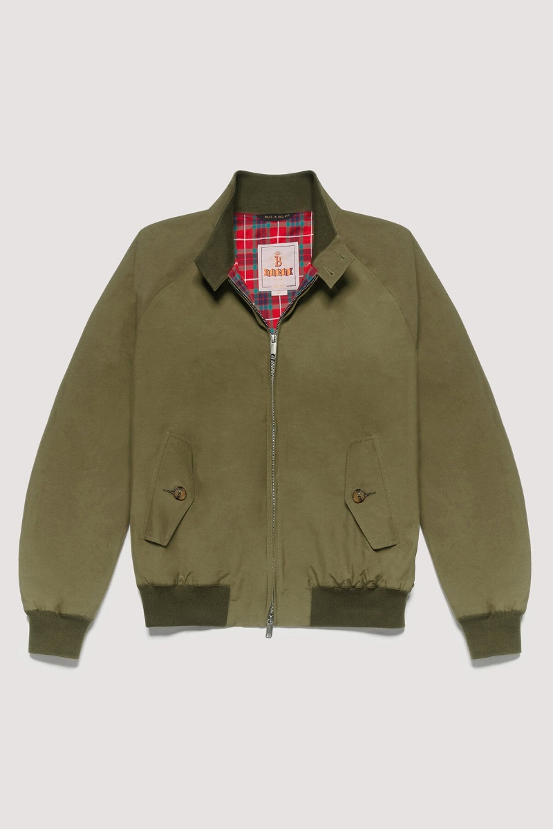 Vestes Baracuta G9 Harrington Vert Olive | DWFIKT-573