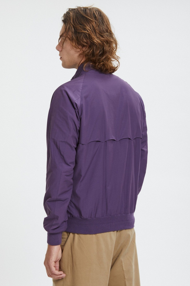 Vestes Baracuta G9 Harrington Violette | EMYGKS-264