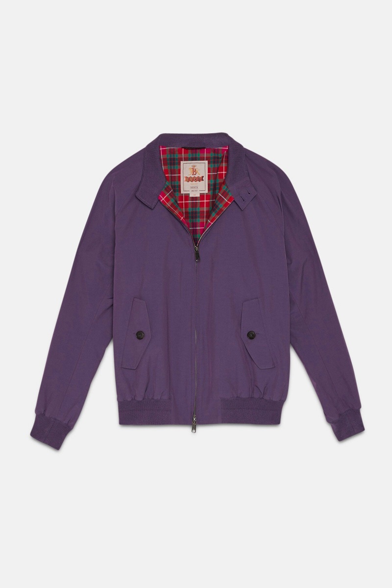 Vestes Baracuta G9 Harrington Violette | EMYGKS-264
