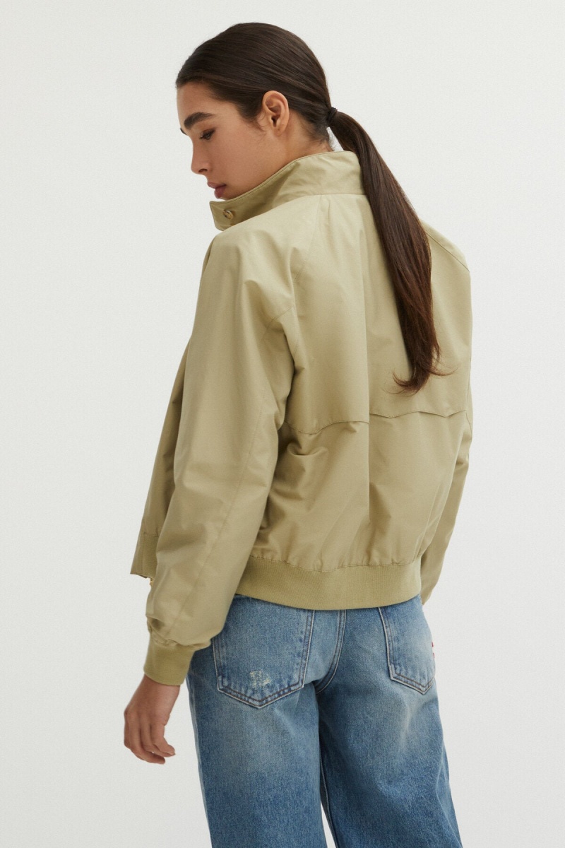 Vestes Baracuta G9 Woman Cloth Beige | VODTWR-516