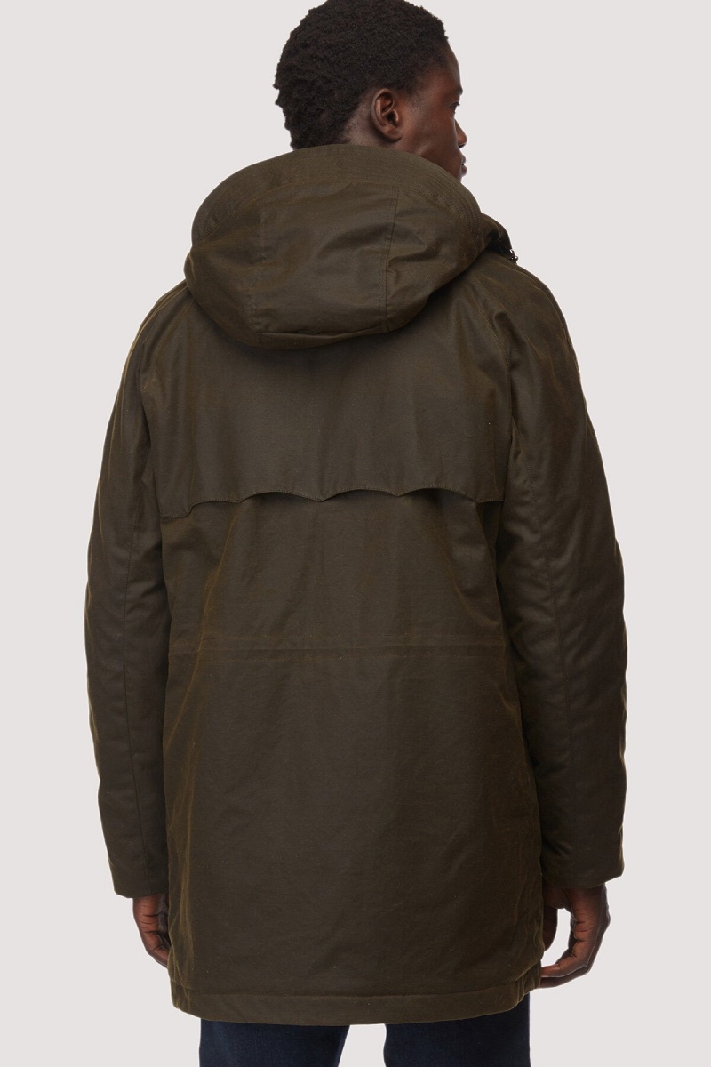 Vestes Baracuta Terence Waxed Chocolat | LXJSQU-391