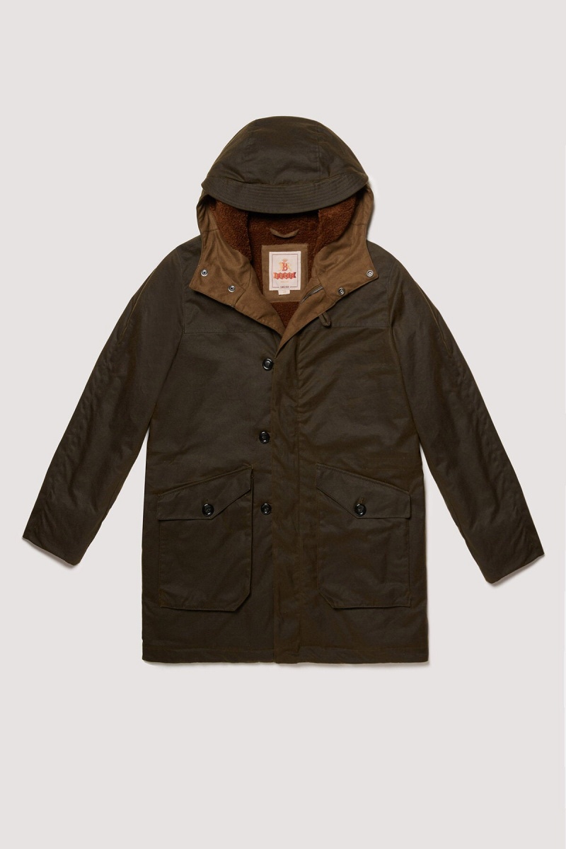 Vestes Baracuta Terence Waxed Chocolat | LXJSQU-391